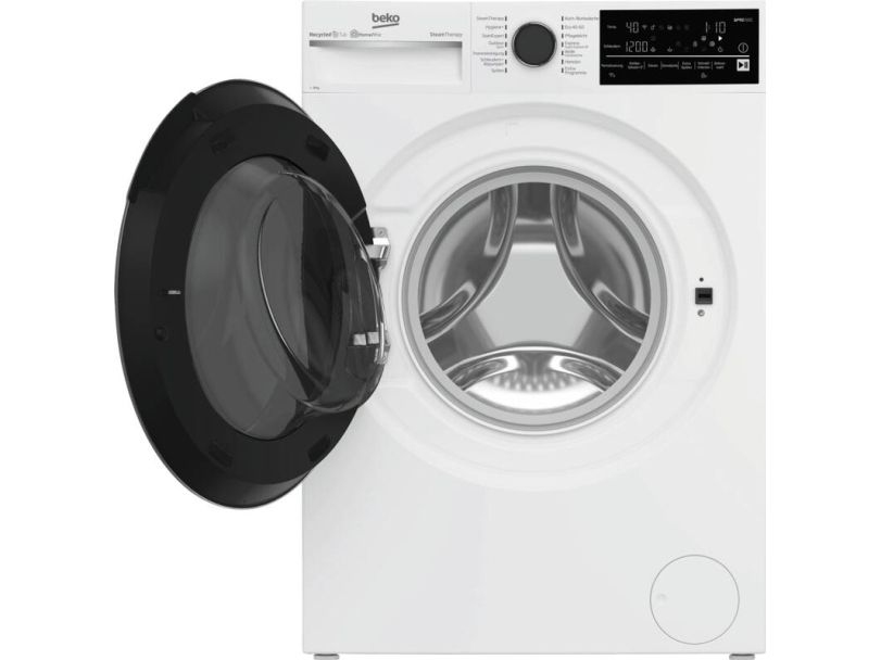 Beko B5WFT78410W, Front-læsning, 8 kg, B, 72 dB, 1400 rpm, A billede 2
