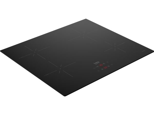 Beko HII64400SMT, Sort, Indbygget, 60 cm, Zone induktionskogeplade, Glas, 4 zone(s) billede 2