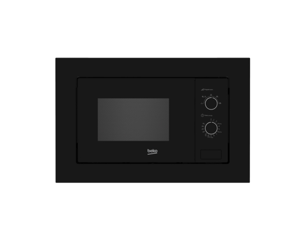 Beko BMOB20202B, Indbygget, Solo mikroovn, 20 L, 800 W, Dreje, Sort