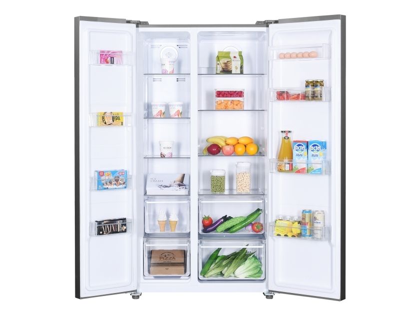 Beko GNO5322XPN, Fritstående, Amerikansk dør, Rustfrit stål, 532 L, SN-T, C