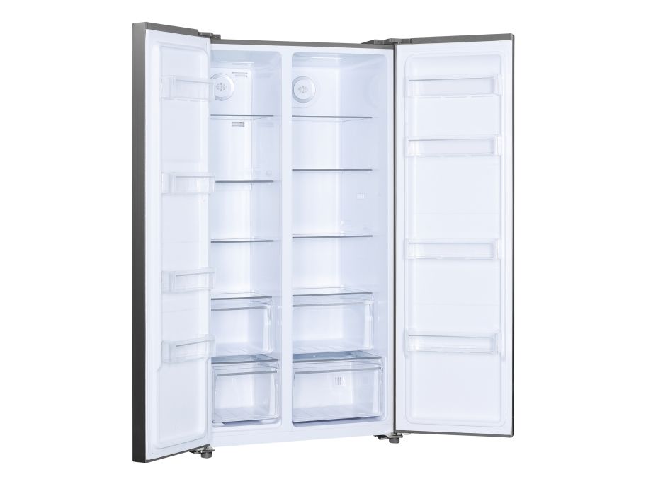 Beko GNO5322XPN, Fritstående, Amerikansk dør, Rustfrit stål, 532 L, SN-T, C