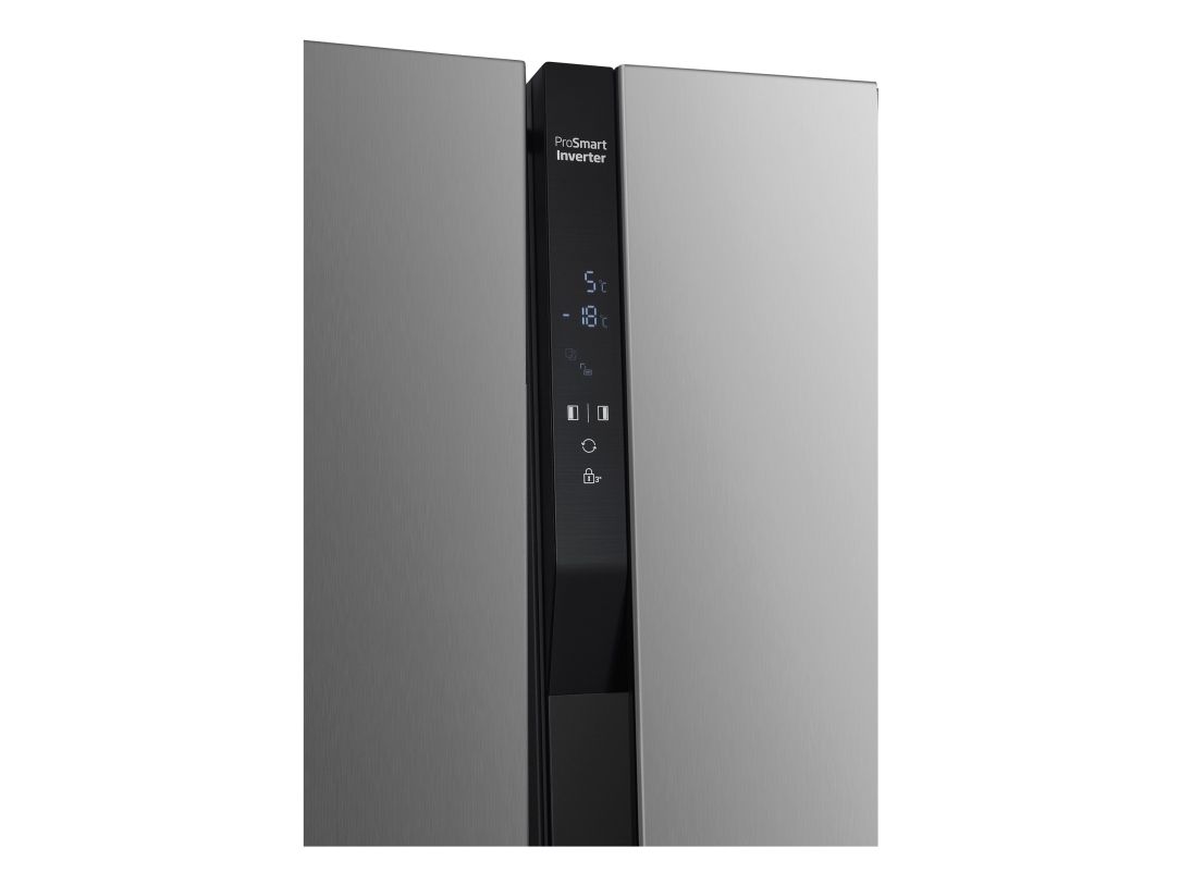 Beko GNO5322XPN, Fritstående, Amerikansk dør, Rustfrit stål, 532 L, SN-T, C