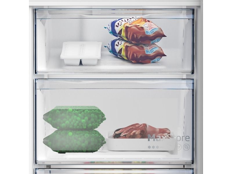 Beko B5RCNA366HG, 316 L, SN-T, 6 kg/24t, C, Frisk zone, aflukke, Grå