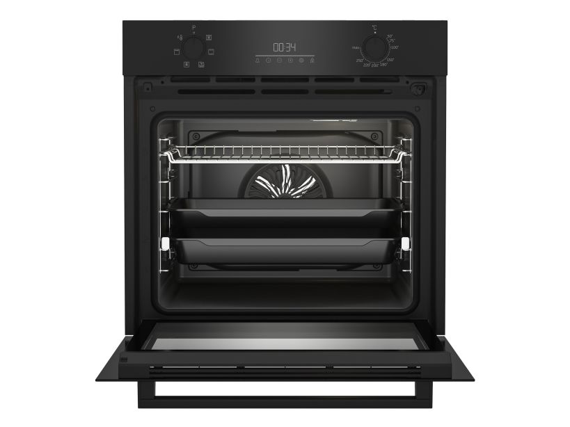 Beko BBIE123001BD, Medium, Elektrisk ovn, 72 L, 2400 W, 72 L, Damp