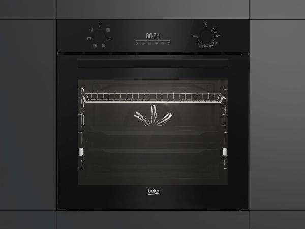 Beko BBIE123001BD, Medium, Elektrisk ovn, 72 L, 2400 W, 72 L, Damp
