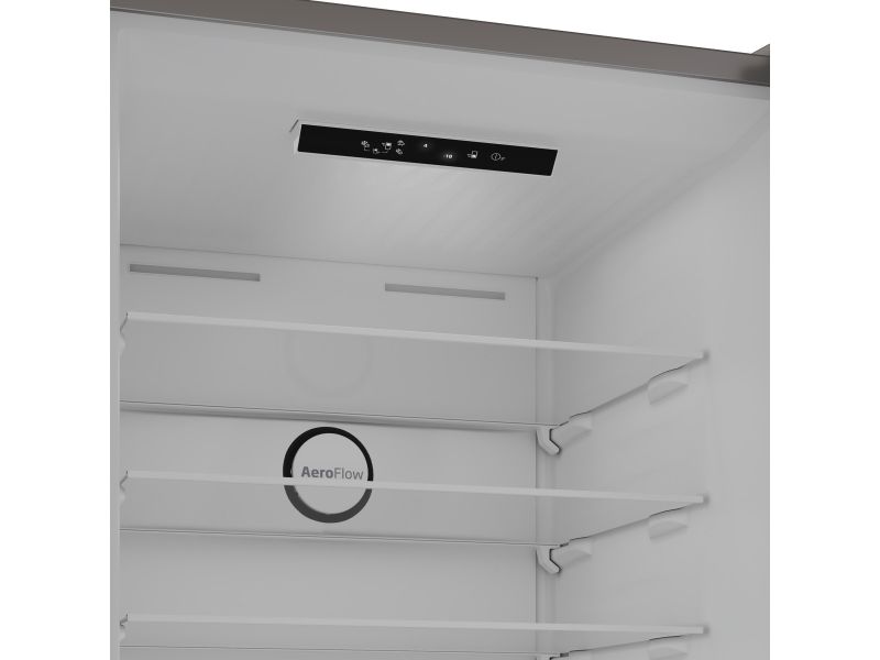 Beko B3RCNE564HXB, 490 L, SN-T, 7,8 kg/24t, E, Frisk zone, aflukke, Sølv