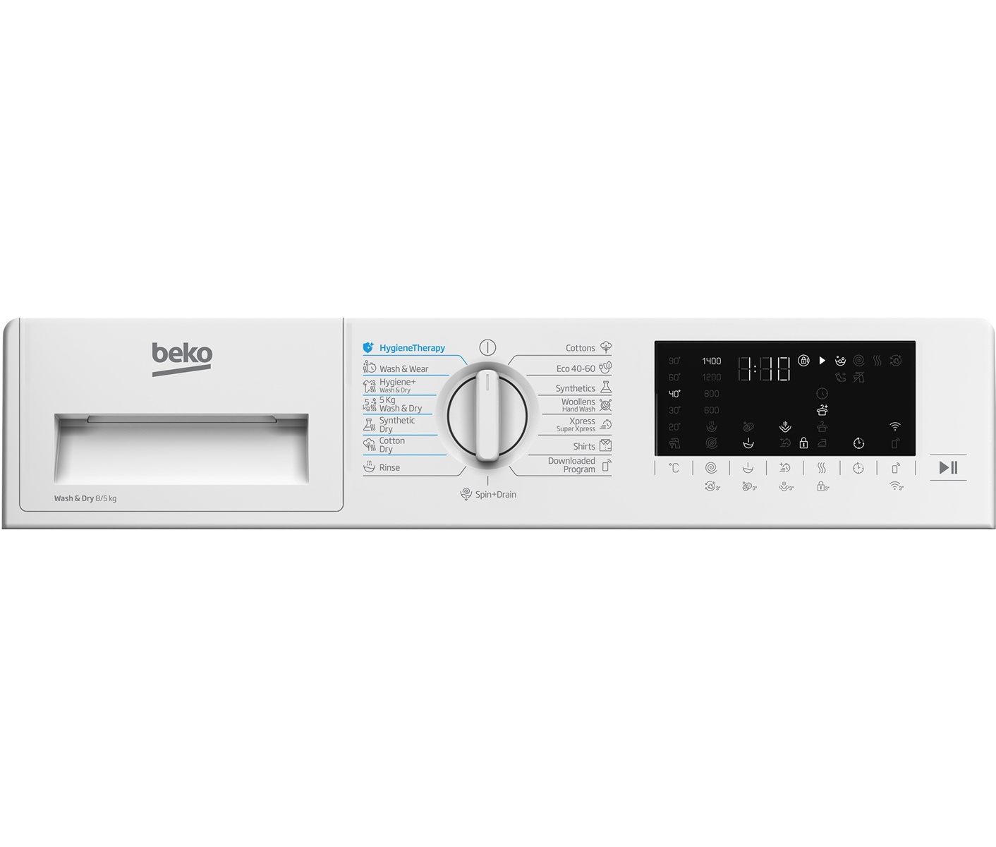 Beko BI5DBT68447W Vaske-tørremaskine billede 4