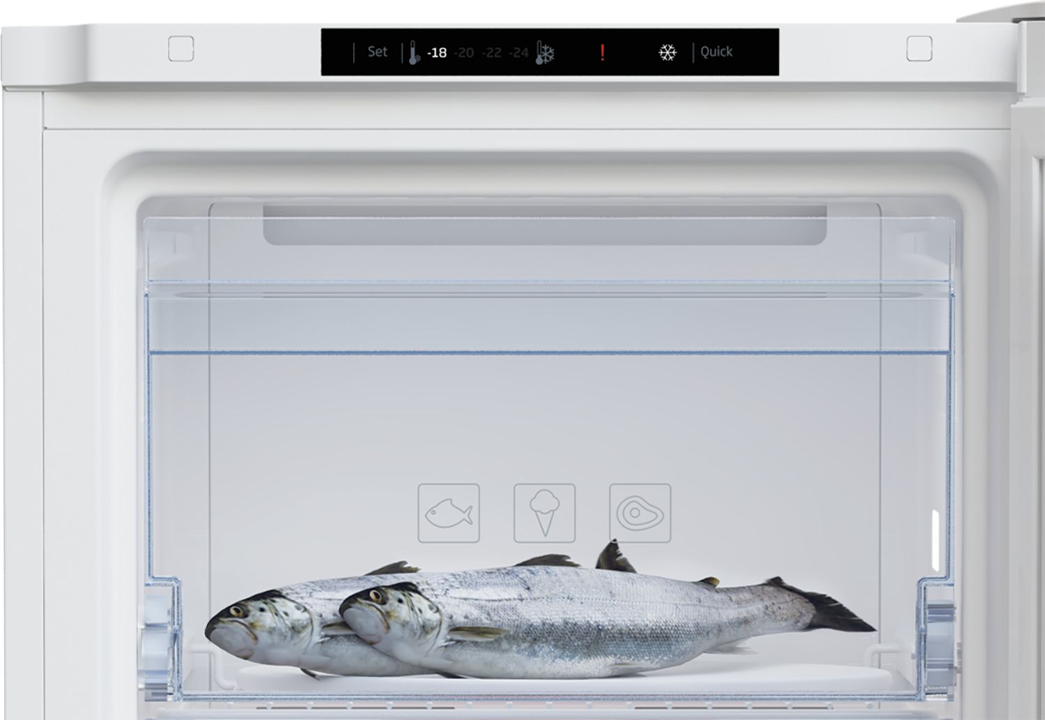 Beko RFNM200T40WN, 177 L, 10 kg/24t, SN-T, Frostfri system, E, Hvid billede 4