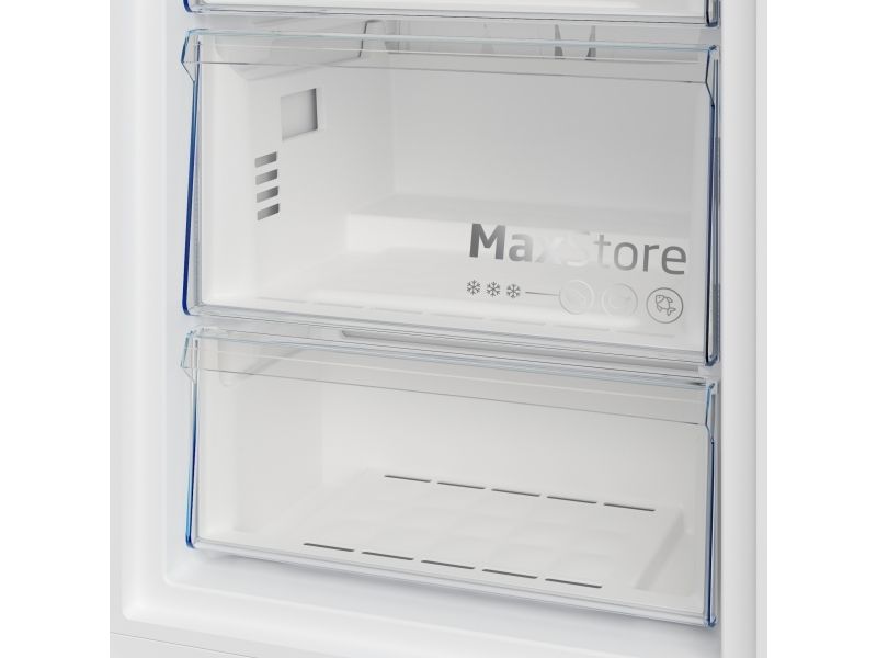 Beko , 286 L, 17 kg/24t, SN-T, Frostfri system, E, Sølv