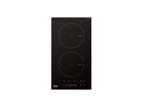 Beko HDI 32400 TO - Induktions kogeplade - 2 plader - bredde: 28.8 cm - dybde: 52 cm - sort billede 4