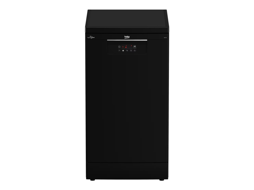Beko b300 BDFS15021B - Opvaskemaskine - Niche - bredde: 45 cm - dybde: 57 cm - højde: 82 cm - sort