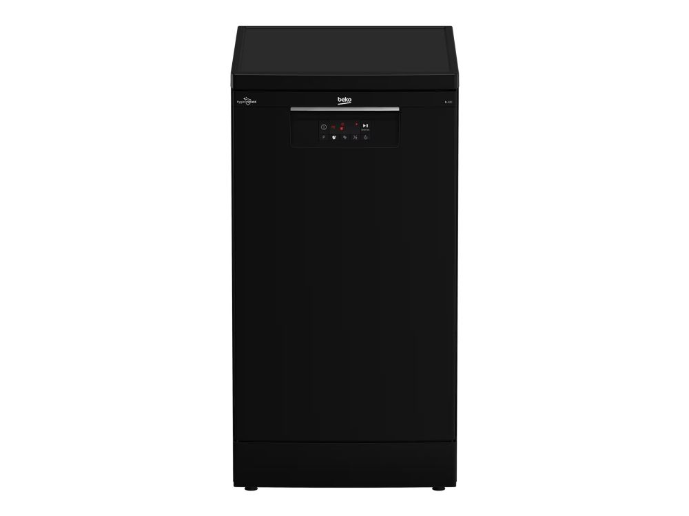 Beko b300 BDFS15021B - Opvaskemaskine - Niche - bredde: 45 cm - dybde: 57 cm - højde: 82 cm - sort
