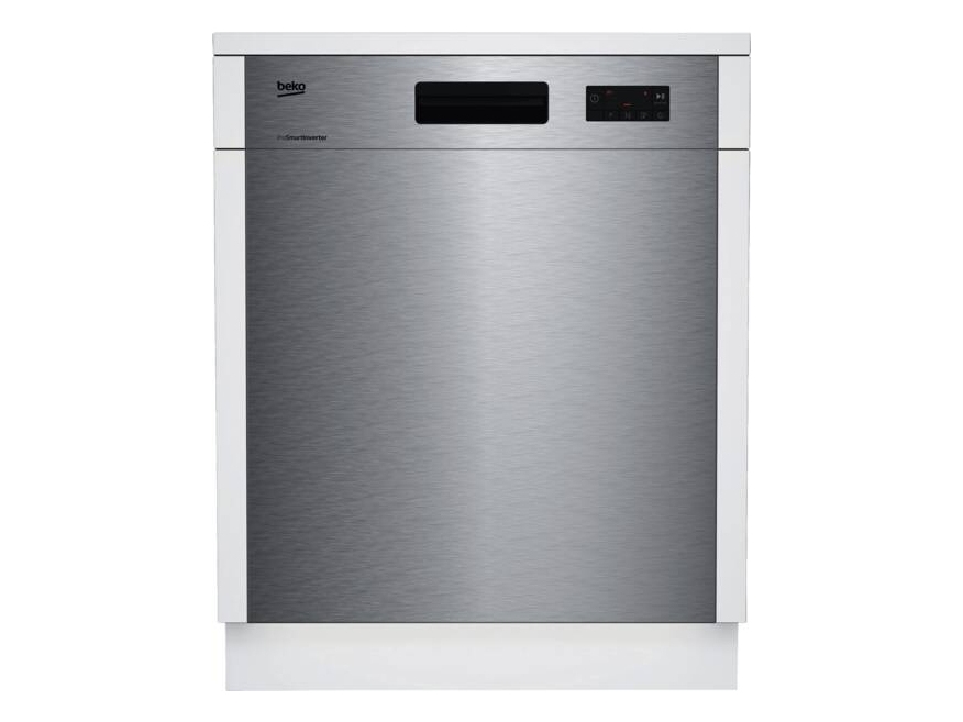 Beko BDUN16440X, Delvist indbygget, Fuld størrelse (60 cm), Rustfrit stål, Berøring, LED, 14 kuverter