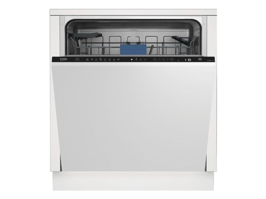 Beko bPRO 500 BDIN38460, Fuldt indbygget, Fuld størrelse (60 cm), LCD, 1,5 m, Rustfrit stål, 14 kuverter