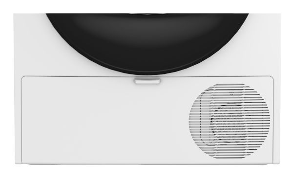 Beko DR 81490, Fritstående, Front-læsning, Varmepumpe, Hvid, Dreje, Berøring, Højre