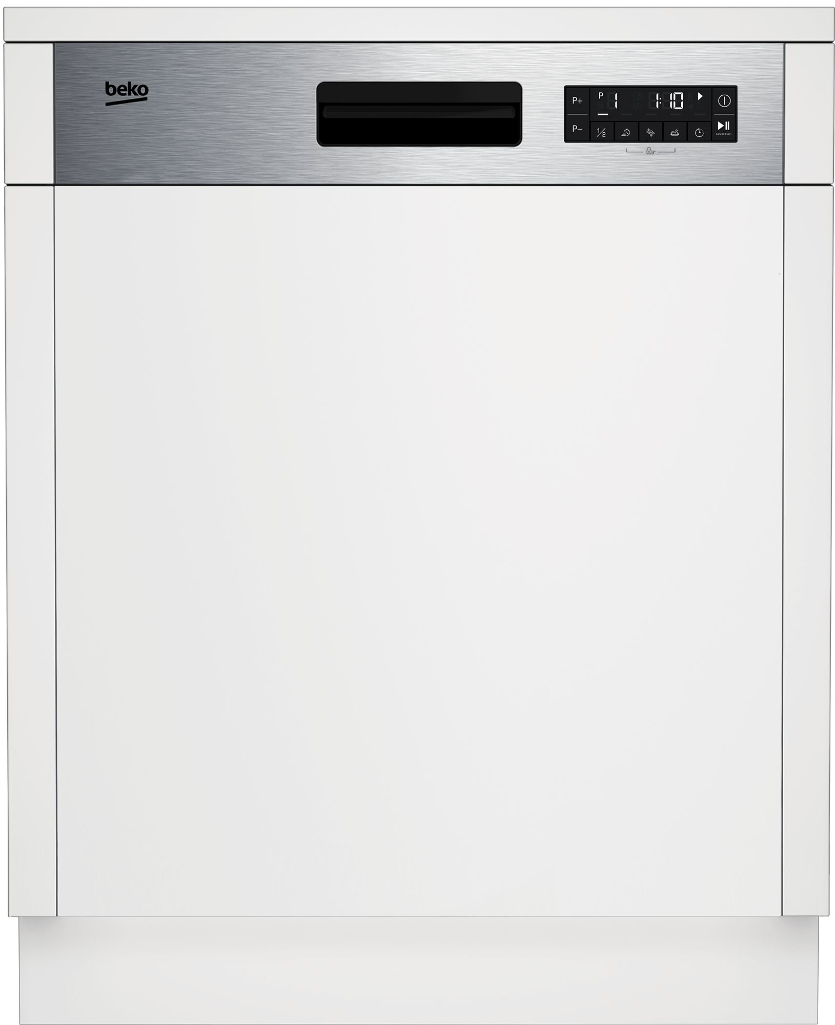 BDSN26450X Halvintegreret indbygningsopvaskemaskine 60 cm billede 1