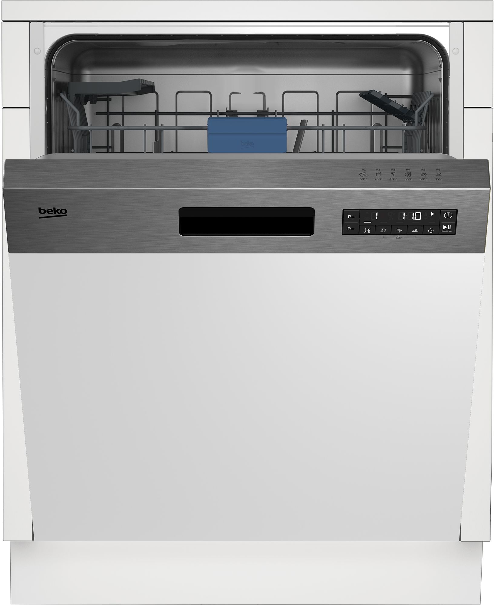 BDSN26450X Halvintegreret indbygningsopvaskemaskine 60 cm billede 2