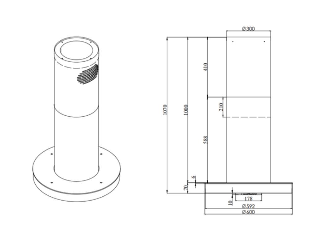 Silverline SL4172 Mino ADA 60 cm RF