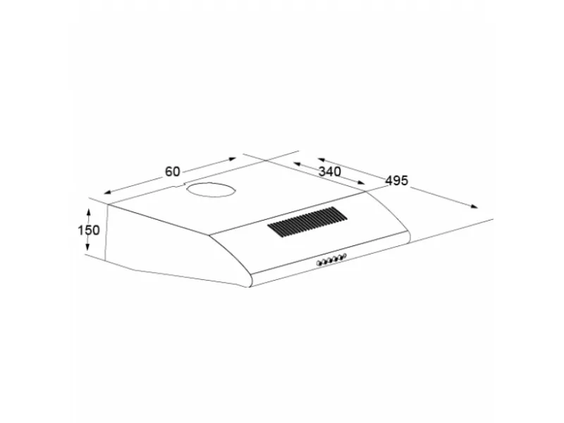 Silverline Emhætte SL1201HV Likya
