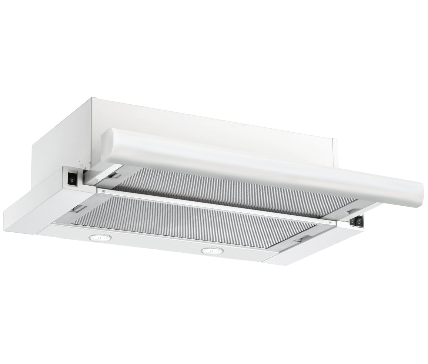 Silverline PE140 60cm Hvid Udtræksemhætte