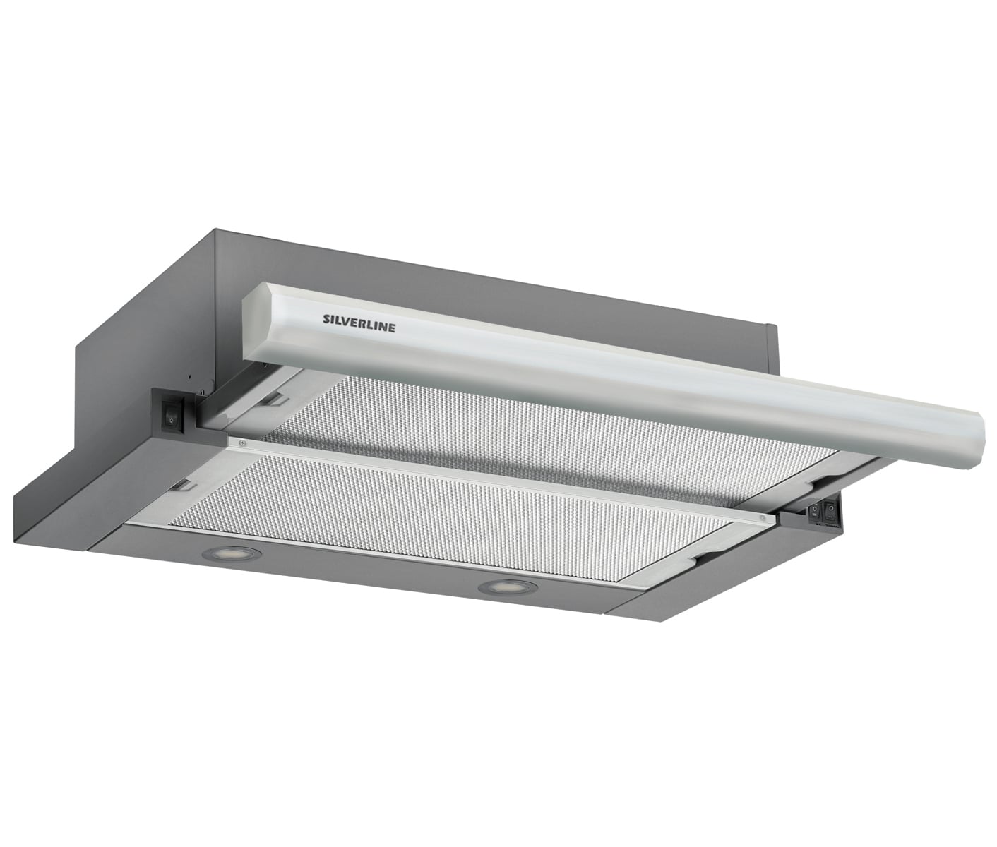 Silverline PE141 60cm Rustfri Stål Udtræksemhætte billede 1