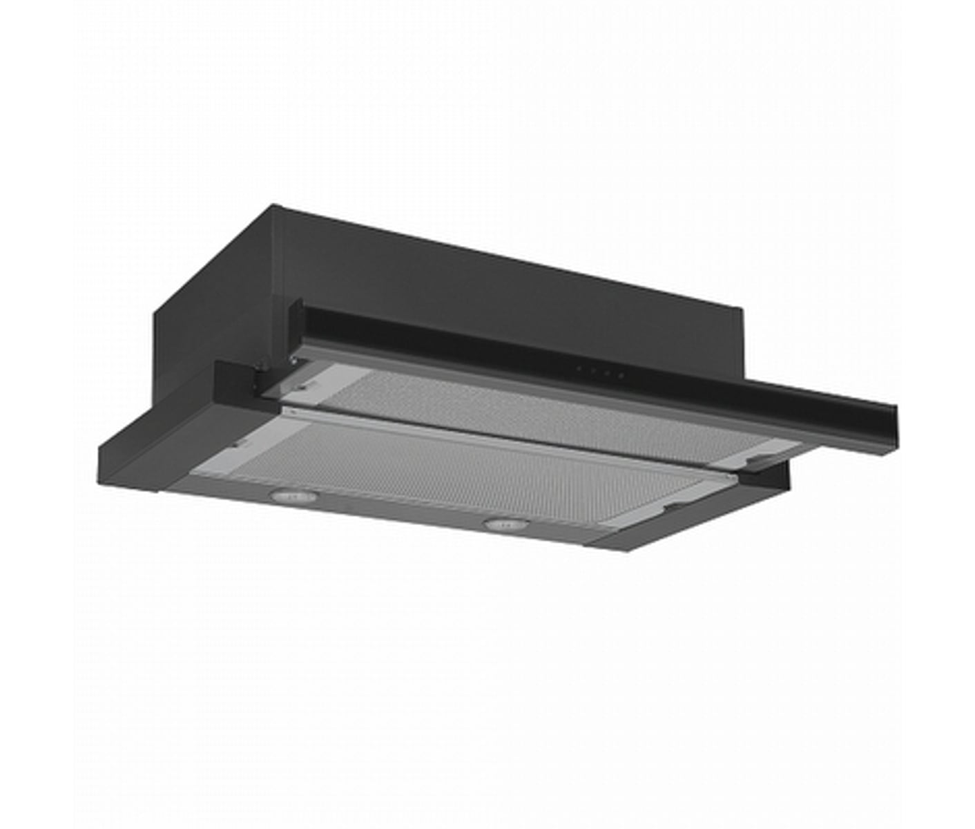 Silverline PE151SR 60cm Sort Udtræksemhætte billede 1