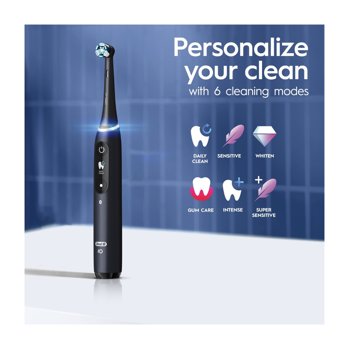 Oral-B iO Series 8S elektrisk tandbørste, black onyx billede 4