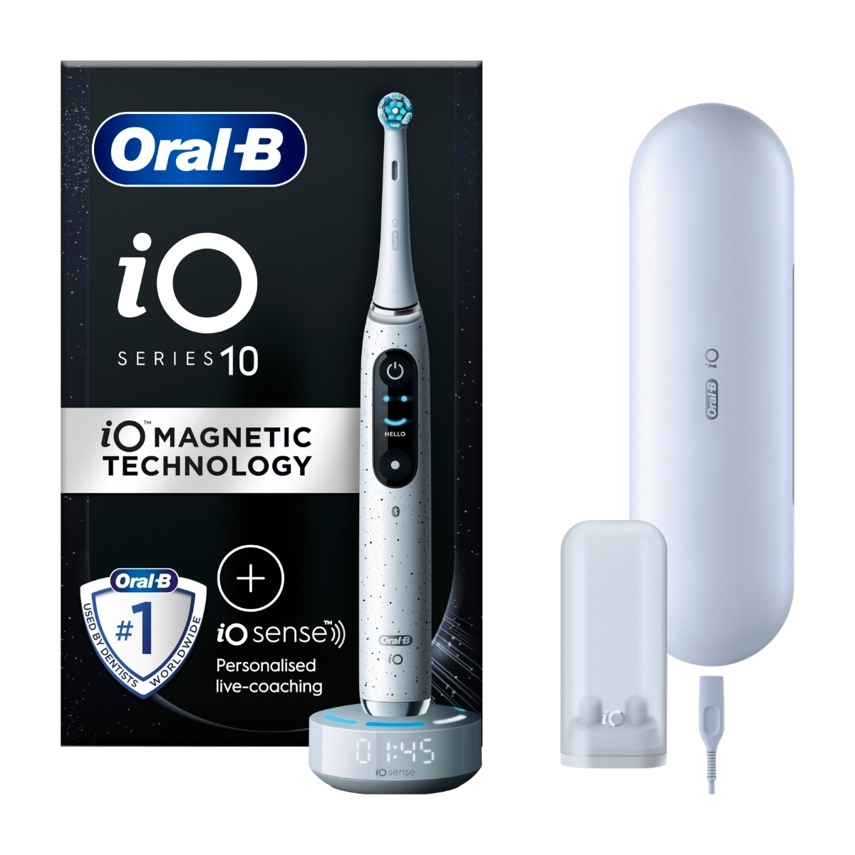 Oral-B Eltandbørste iO10 Stardust White billede 1