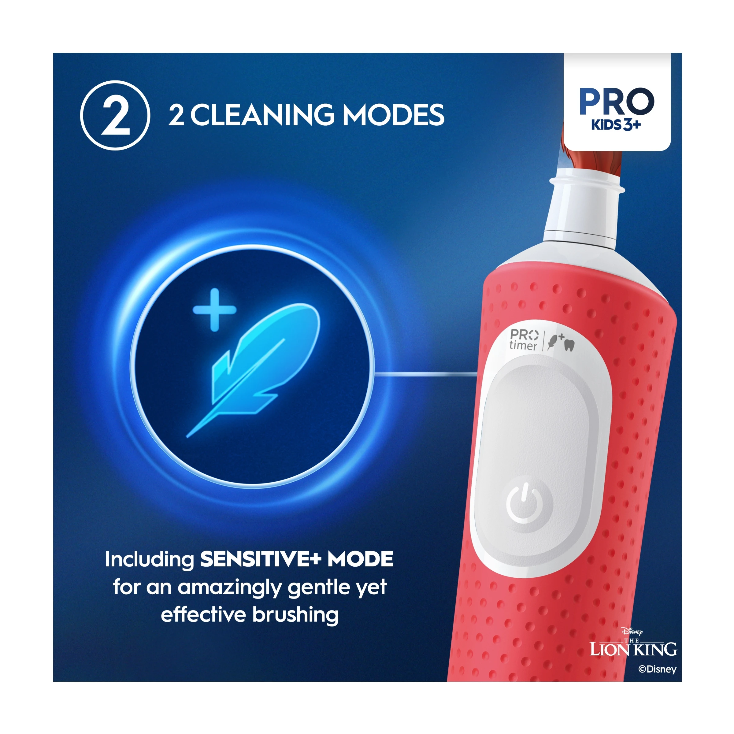 Oral-B Vitality Pro Kids elektrisk tandbørste, Løvernes Konge billede 2