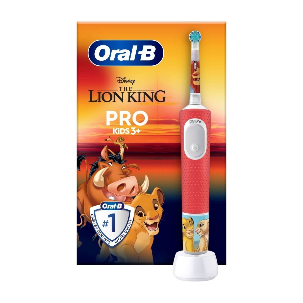 Oral-B Vitality Pro Kids elektrisk tandbørste, Løvernes Konge