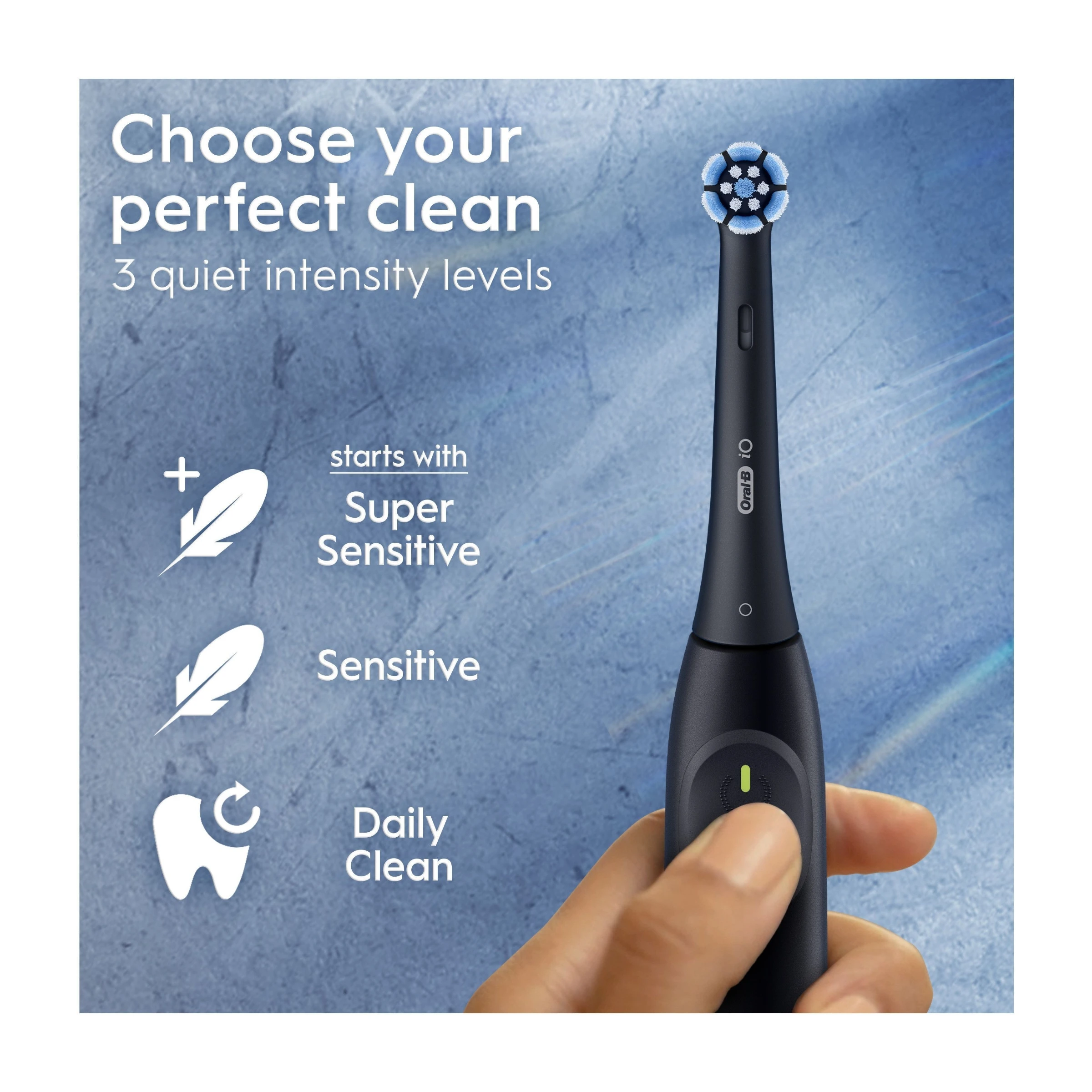 Oral-B iO2 Limited Edition elektrisk tandbørste, Night Black billede 4