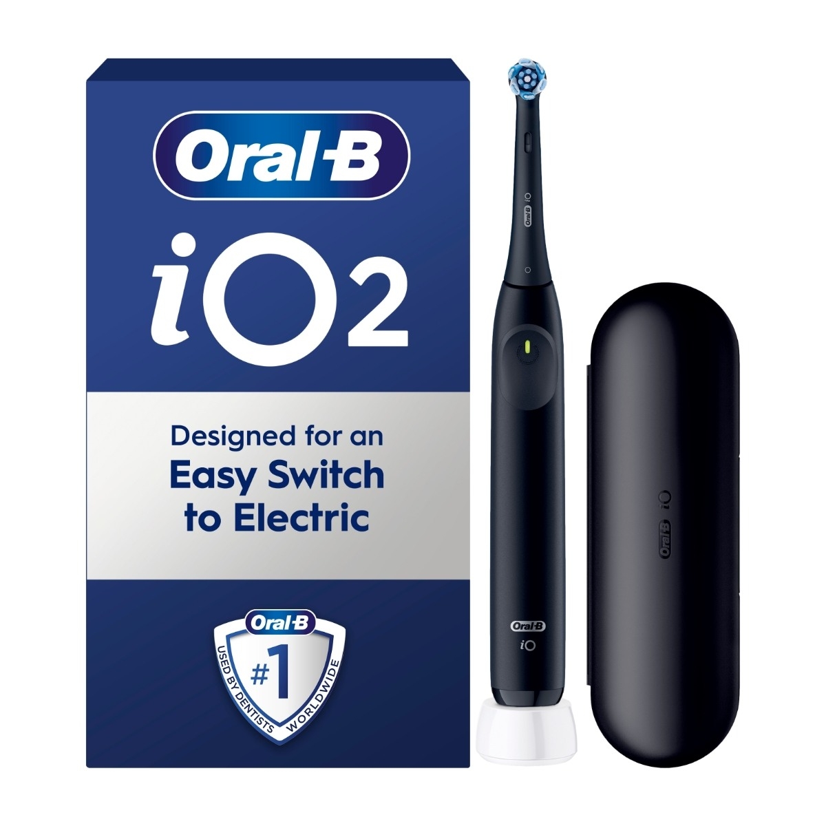 Oral-B iO2 Limited Edition elektrisk tandbørste, Night Black billede 1