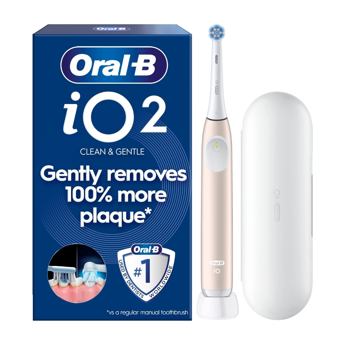 Oral-B iO2 elektrisk tandbørste, pink billede 1