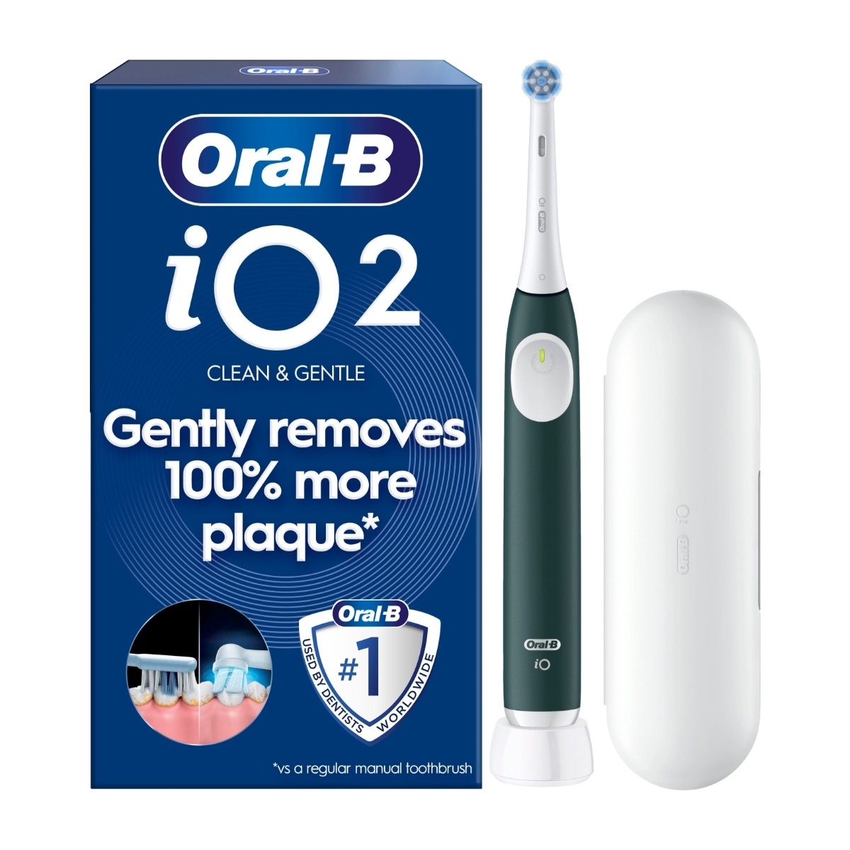 Oral-B iO2 elektrisk tandbørste, grøn