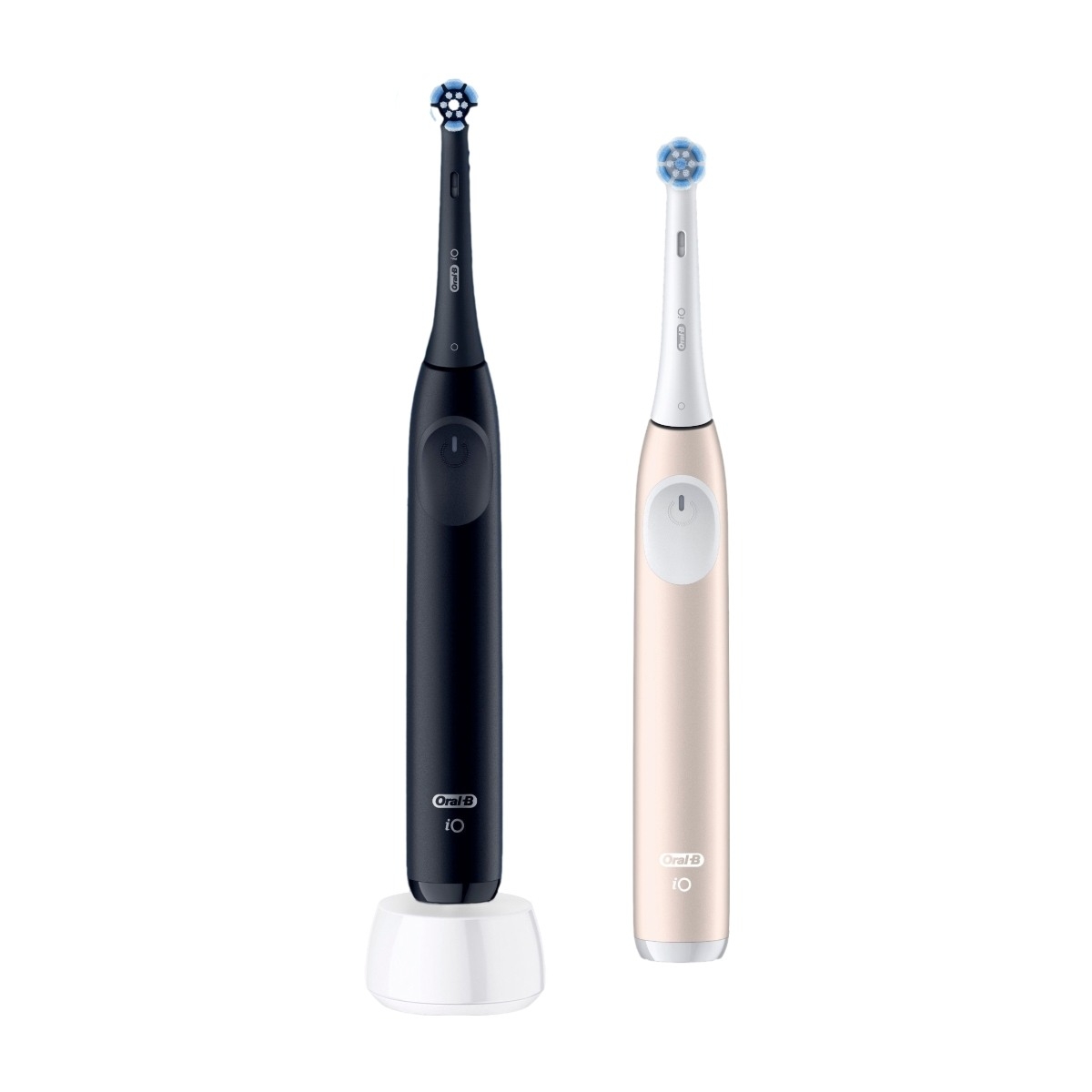 Oral-B iO2 Duo elektrisk tandbørste, Natsort & Rolig Pink billede 2
