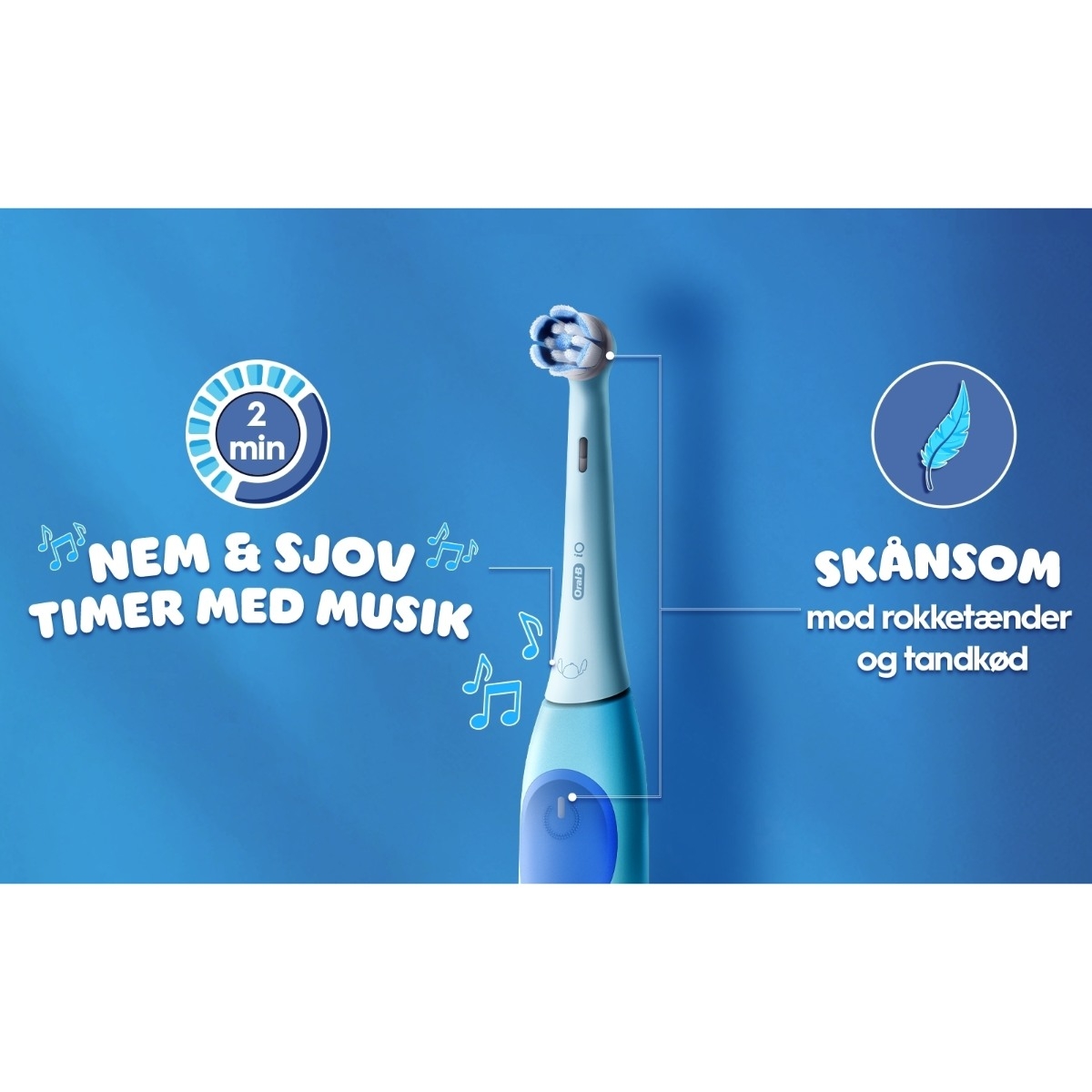 Oral-B iO2 Kids elektrisk tandbørste, Stitch billede 2