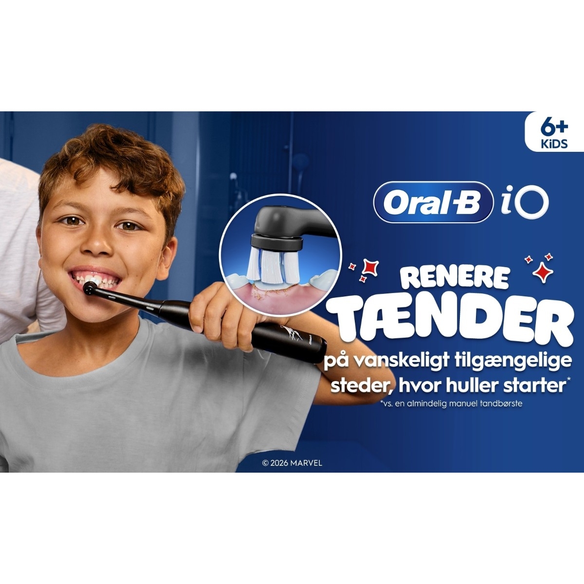 Oral-B iO2 Kids elektrisk tandbørste, Spider-Man billede 3