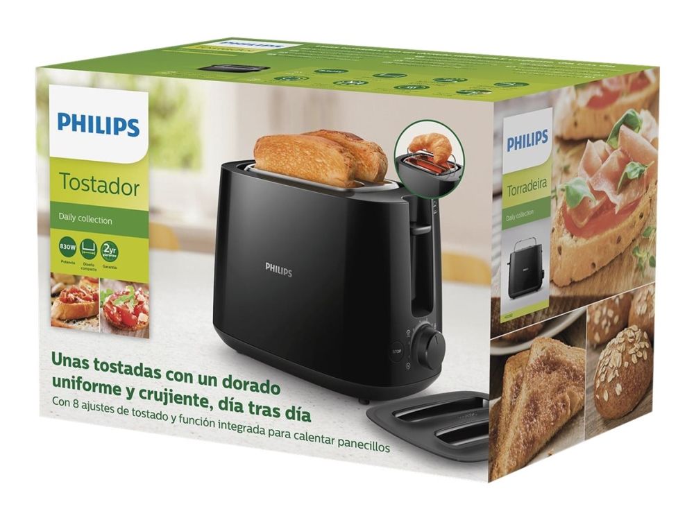 Philips Brødrister Daily collection HD2582/90 billede 2