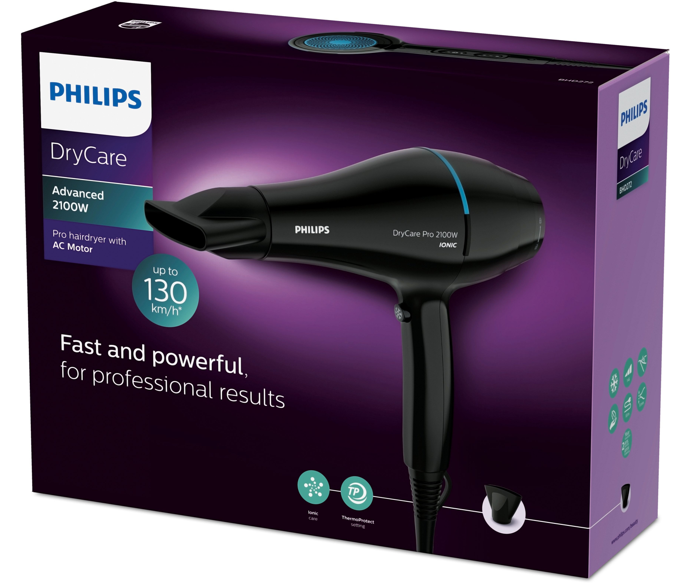 Philips BHD272/00 Hårtørrer billede 3