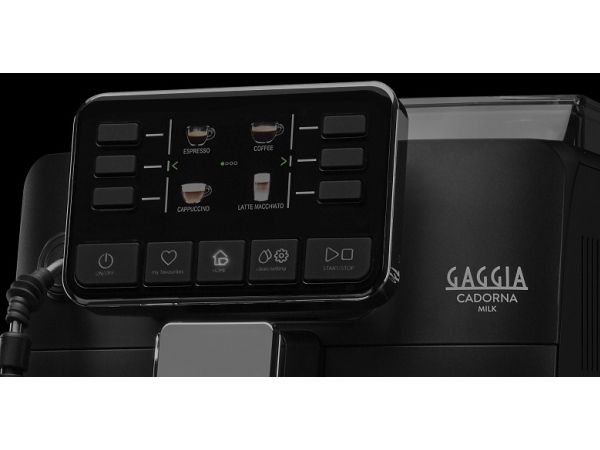 Gaggia Cadorna Milk, Espressomaskine, 1,5 L, Kaffebønner, Malet kaffe, Indbygget kværn, 1900 W, Sort billede 3