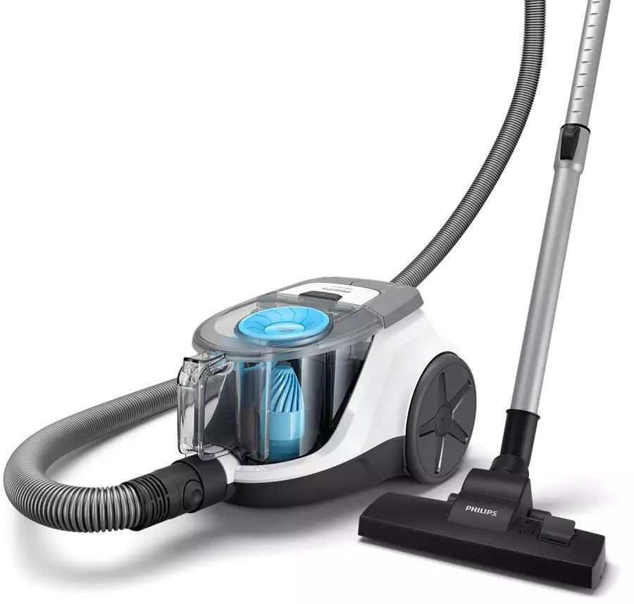 Philips 2000 Series XB2122 Støvsuger uden pose - 850 W - Arktisk hvid og Himmelblå billede 4