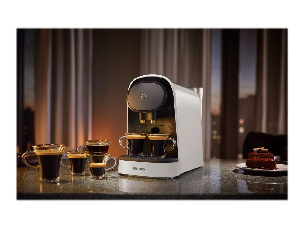 Philips L'OR Barista LM8012 - Kaffemaskine - 19 bar - hvid billede 3