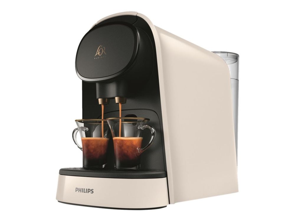 Philips L'OR Barista LM8012 - Kaffemaskine - 19 bar - hvid billede 1
