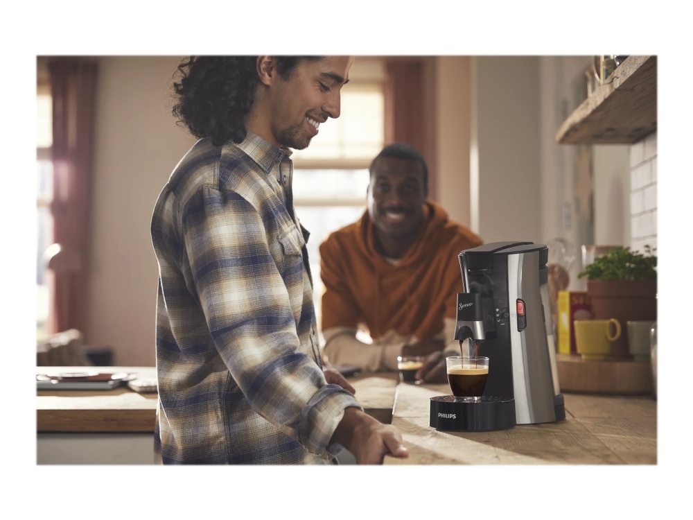 Philips Senseo Select CSA250 - Kaffemaskine - 1 bar - metal