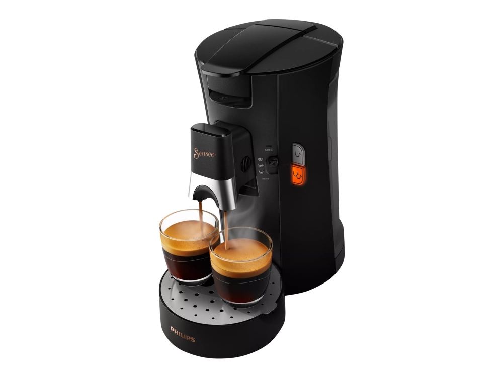 Philips Senseo Select CSA240 - Kaffemaskine - 1 bar - dyb sort