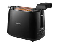 Philips Brødrister Daily Collection HD2583 - toaster - black billede 1