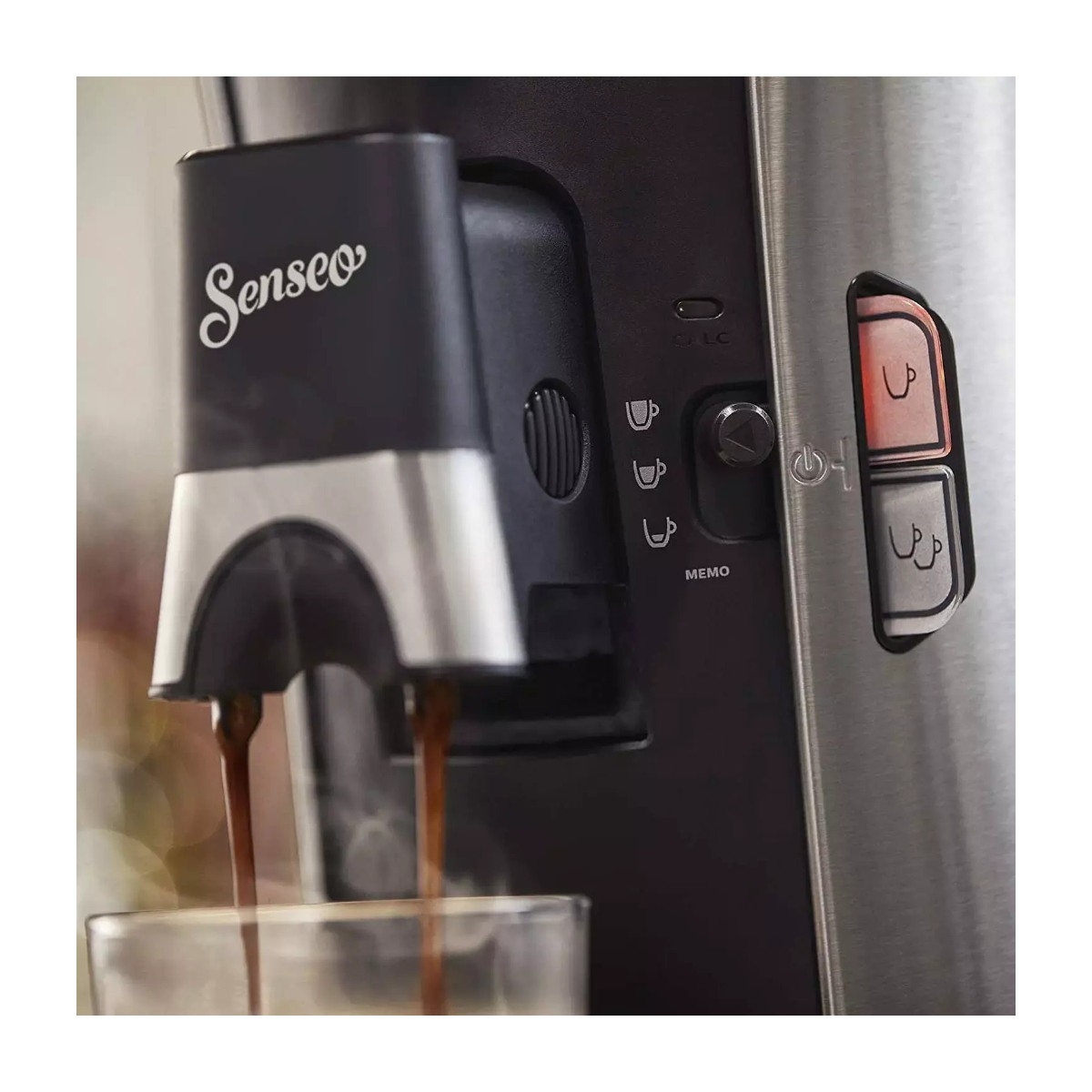 Senseo CSA250/11 Select kaffepudemaskine, stål billede 3
