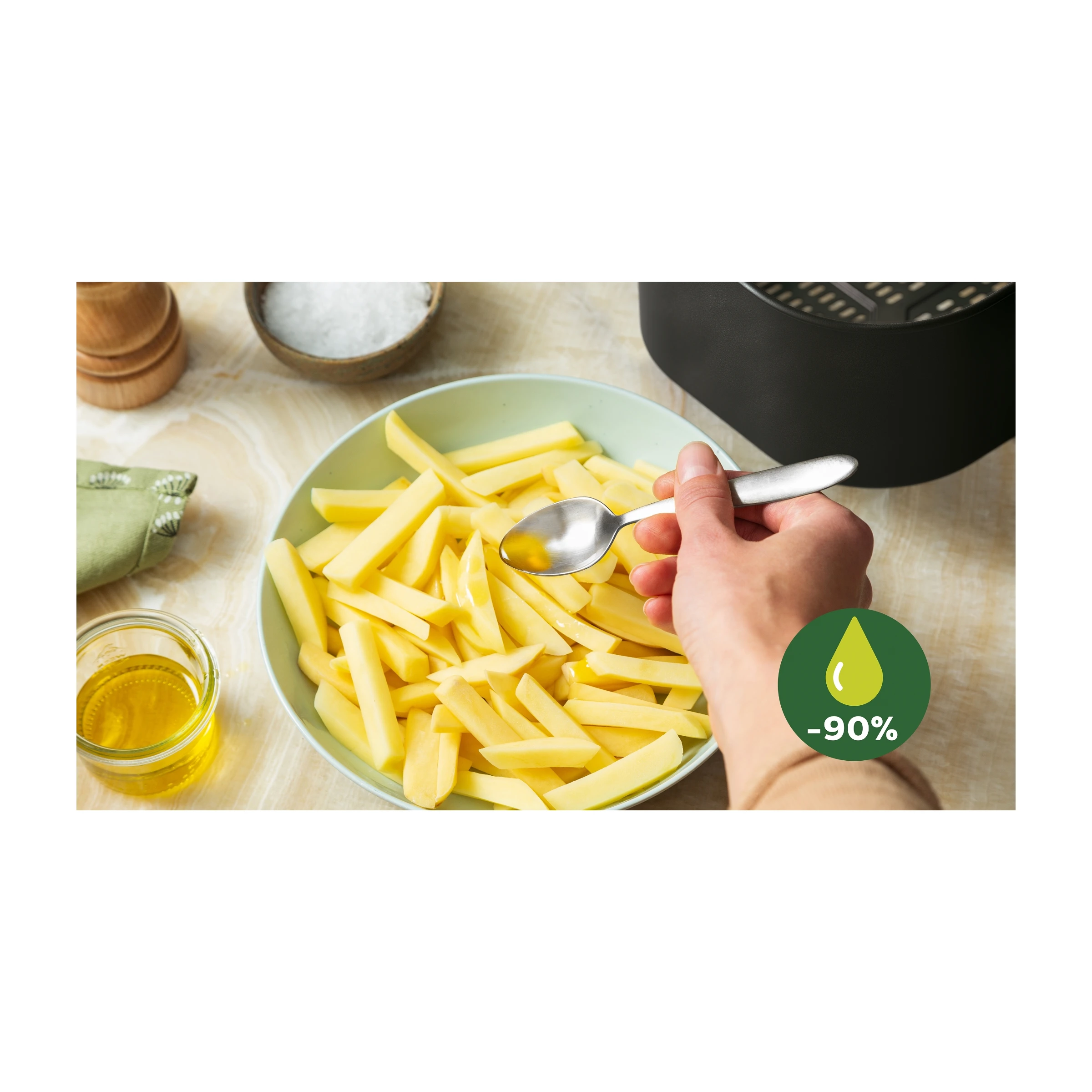 Philips 3000 Series HD9200/90 airfryer billede 3