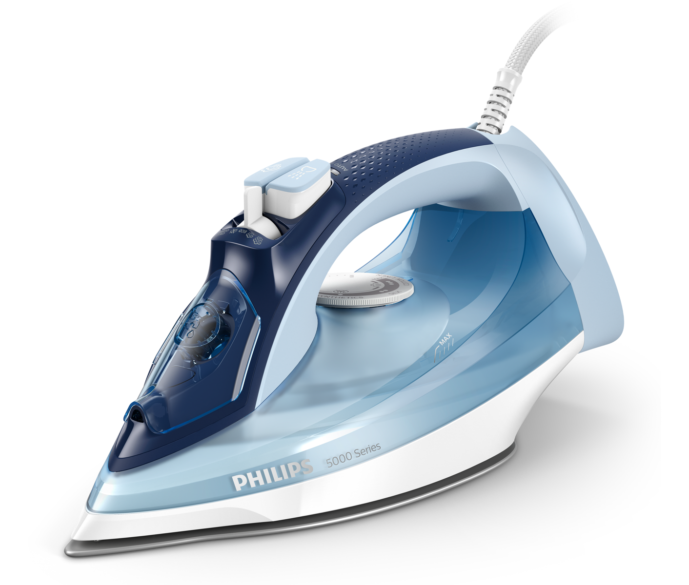 Philips 5000 series DST5030 - Dampstrygejern - såleplade: SteamGlide Plus - 2400 W billede 1