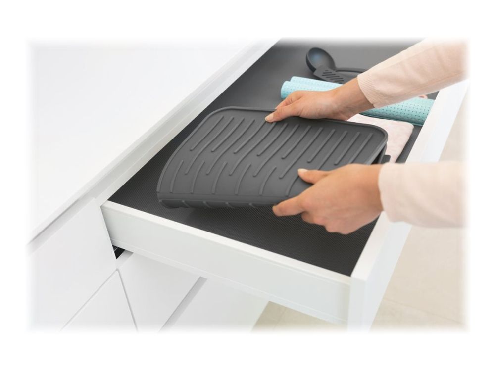 brabantia Sink Side - drying mat - dark grey - Size 32.5 x 43.8 cm